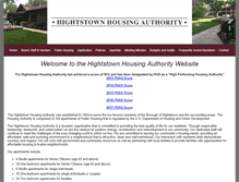 Tablet Screenshot of hightstownhousing.org